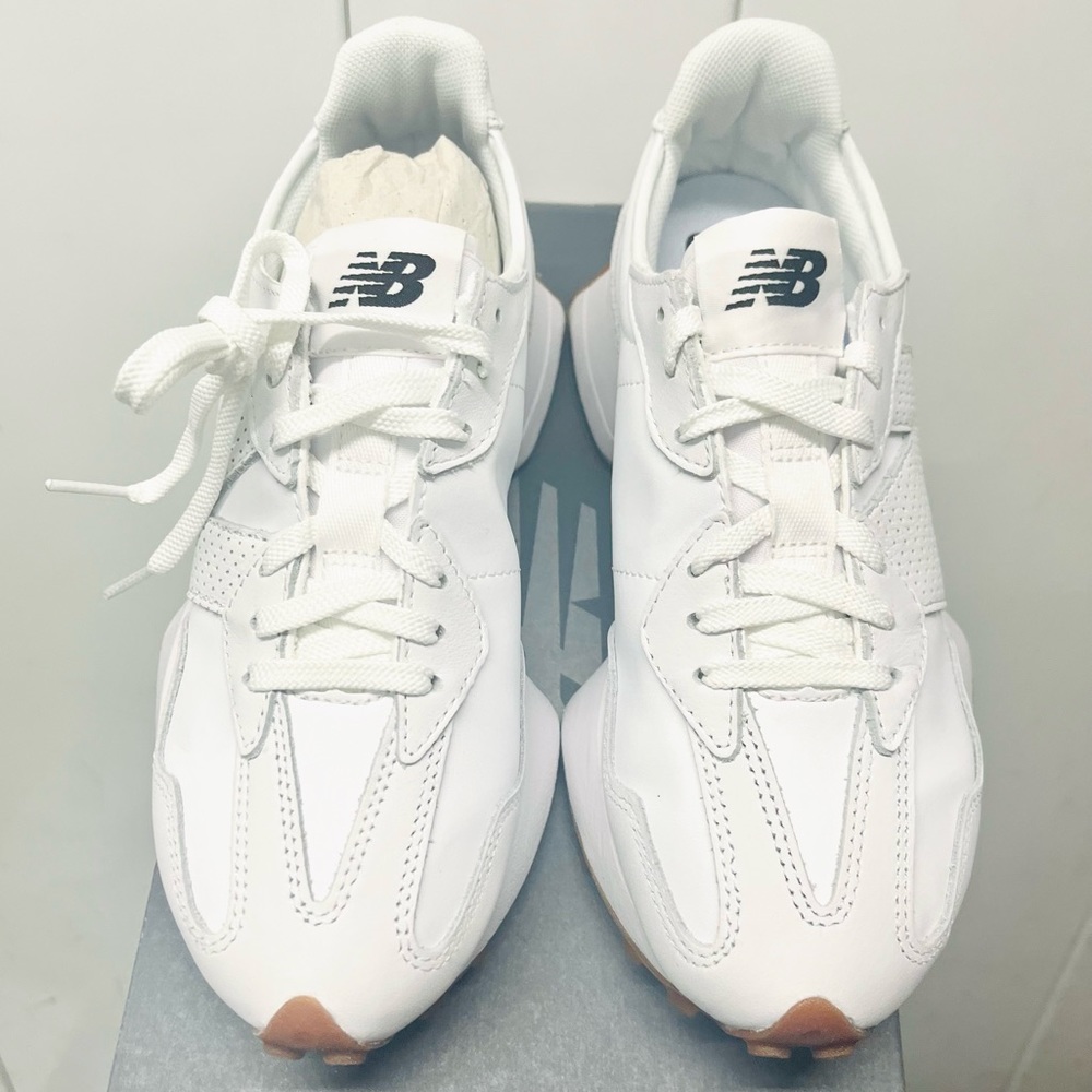 New Balance 327 Leather Women Sneakers Shoes White size 5.5  NEW  #WS327LS - Picture 11 of 15